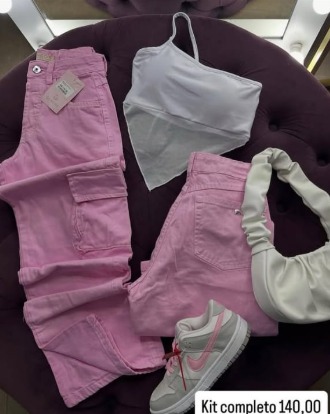 Kit Completo Nike Rosa