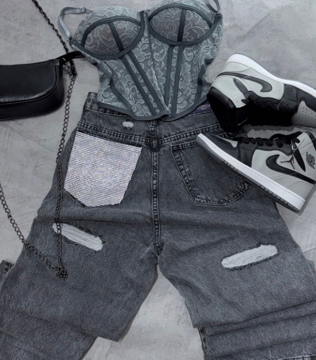 Kit Completo Nike Cinzaz